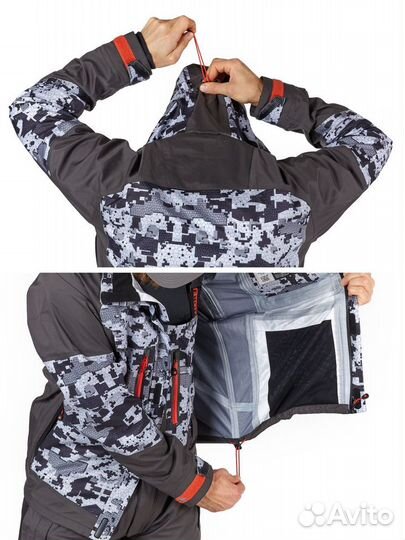 Костюм демисезонный norfin PRO DRY 3 camo все разм