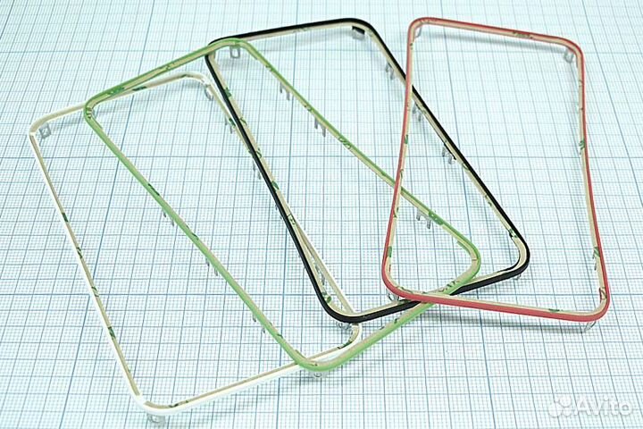 Рамка тачскрина для iPhone 4S черная