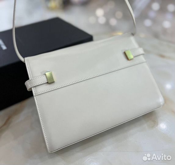 Сумка YSL manhattan mini crossbody белая