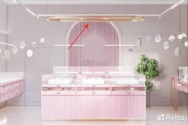 Лампа кольцевая потолочная