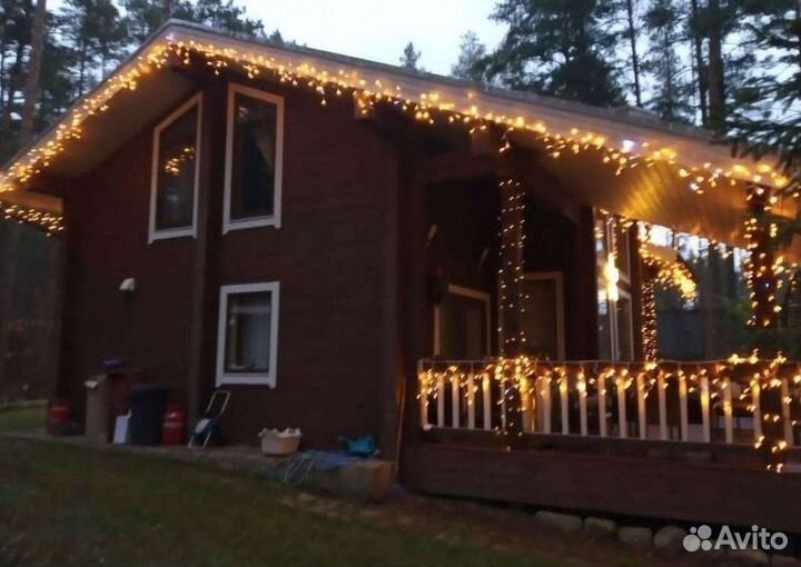 Фасадное освещение домов