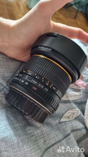 Объектив samyang fish eye для Canon