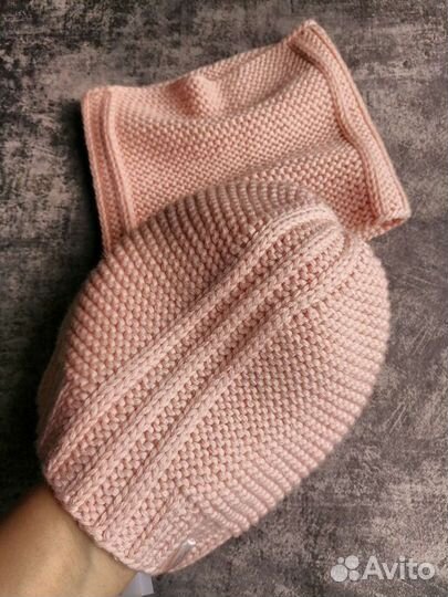 Комплект шапка и снуд