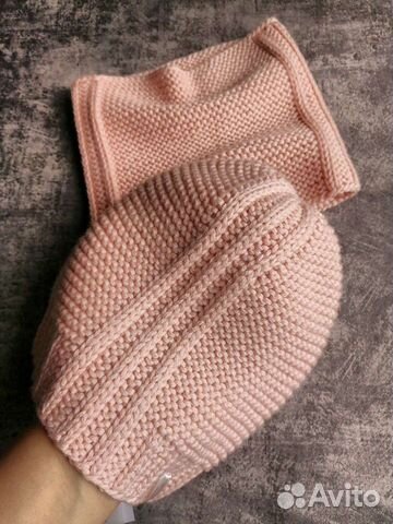 Комплект шапка и снуд