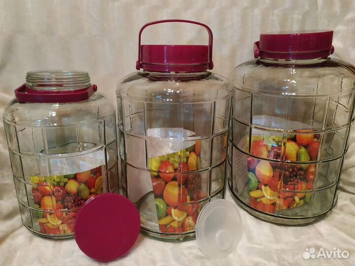 Бутыли стеклянные