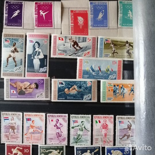 Коллекция марок ои 1956 15 серий Чистые