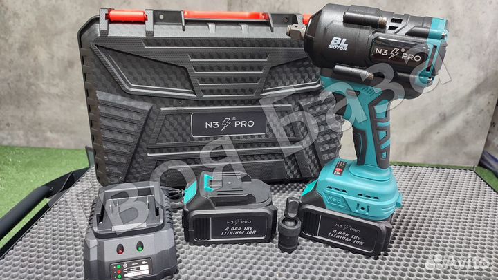 Гайковерт аккумуляторный N3 PRO 1000+ Nm не Makita