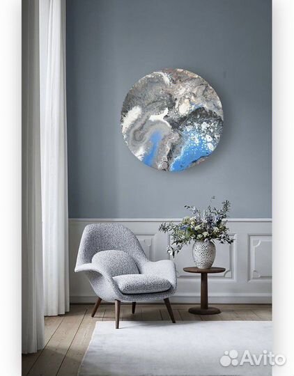 Интертерная картина круглая 40