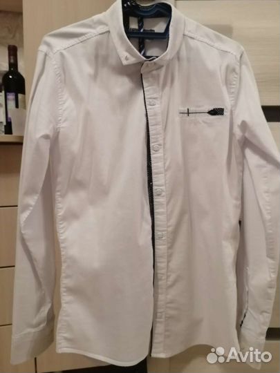 Рубашка белая для подростка 152 р