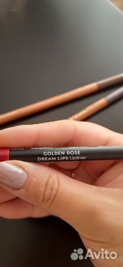 Карандаш для губ красный Golden Rose 525