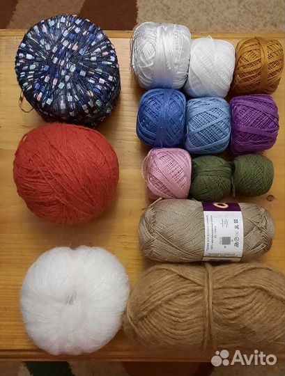 Пряжа для вязания мохер