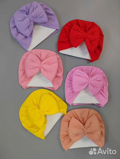 Шапка тюрбан для девочки