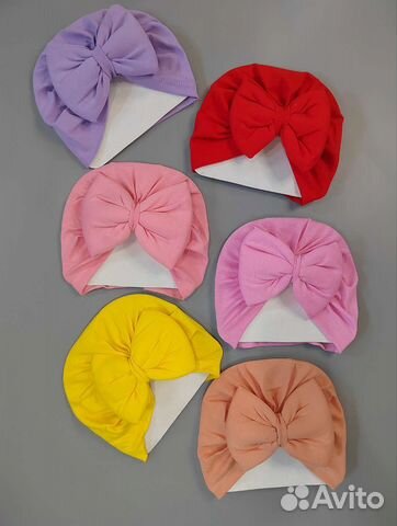 Шапка тюрбан для девочки