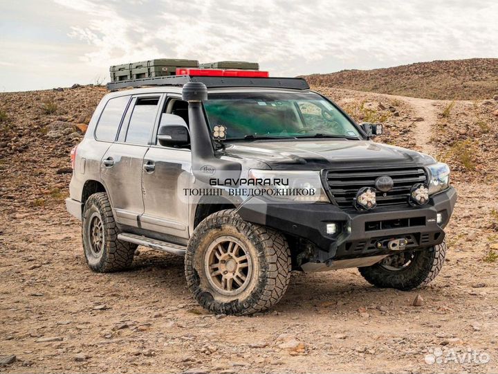 Бампер силовой передний алюминиевый (черный) Rival