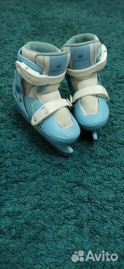 Коньки детские раздвижные nordway 27-30