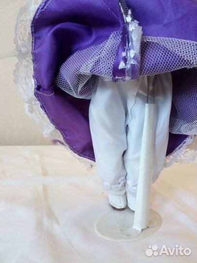 Кукла редкая фарфоровая коллекционная 40 см