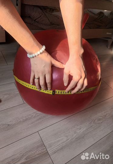 Фитбол с рожками