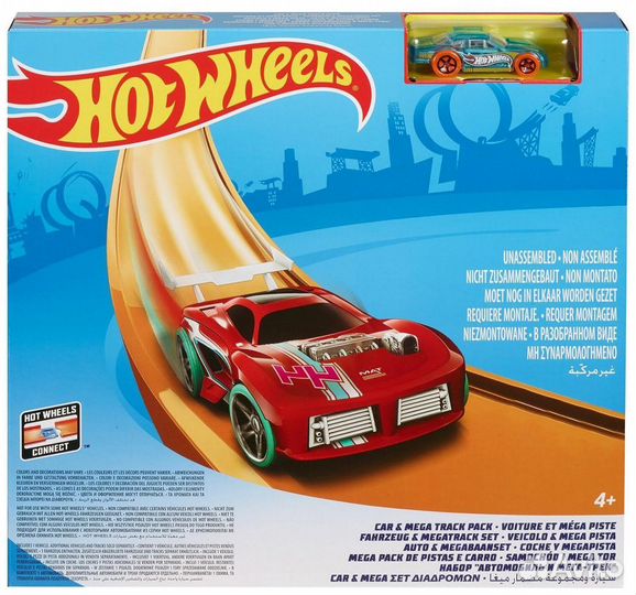 Набор Hot Wheels Автомобиль и мега-трек FTL69