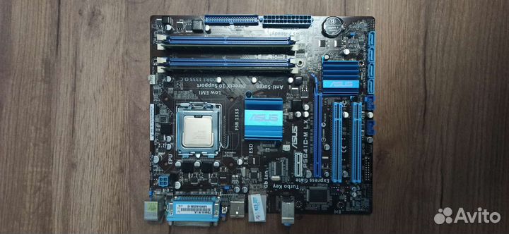 Связка Asus P5G41C-M LX Xeon x5450 озу 8 Gb DDR3