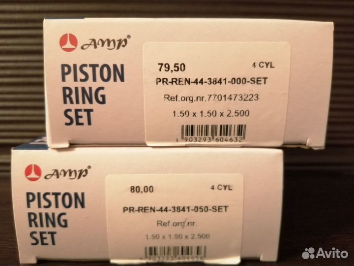 Кольца поршневые Ларгус,Логан (Herzog 79.5-80.0)