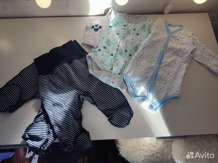 Детские вещи пакетом 50,56 размеров 9 позиций