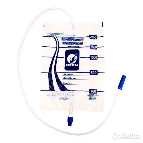 Мочеприемник inekta стандарт. прикроватный стерил