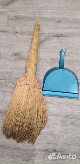 Веник, совок и ведро 12 л