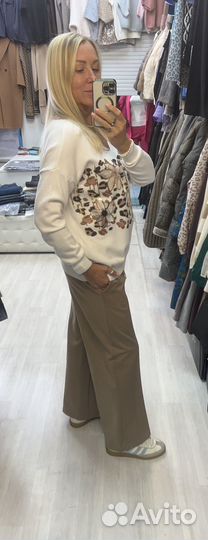 Джемпер вискоза с принтом Италия