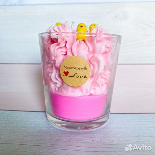 Ароматические свечи десерт ручной работы