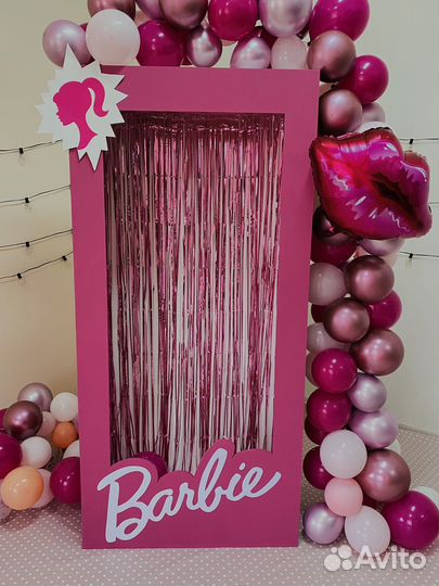 Коробка Барби для фотосессии