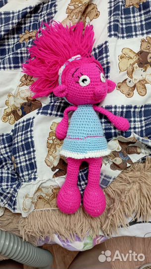 Вязанная Игрушка розочка