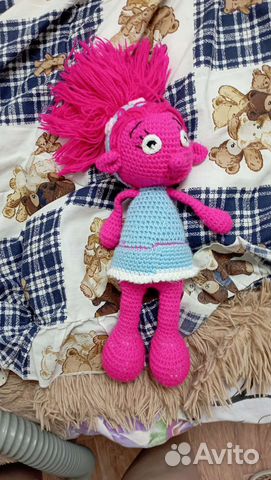 Вязанная Игрушка розочка