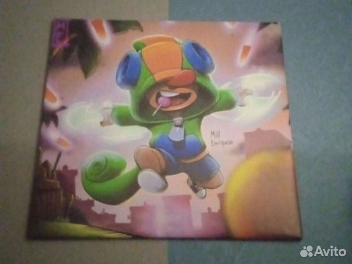 Картина с Лионом из бравл старс