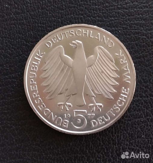 5 марок фрг серебро