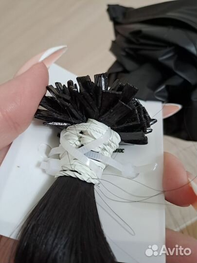 Натуральные волосы для наращивания 50см 100 прядей