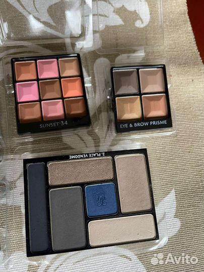 Пудра, тени, guerlain, dior, givenchy