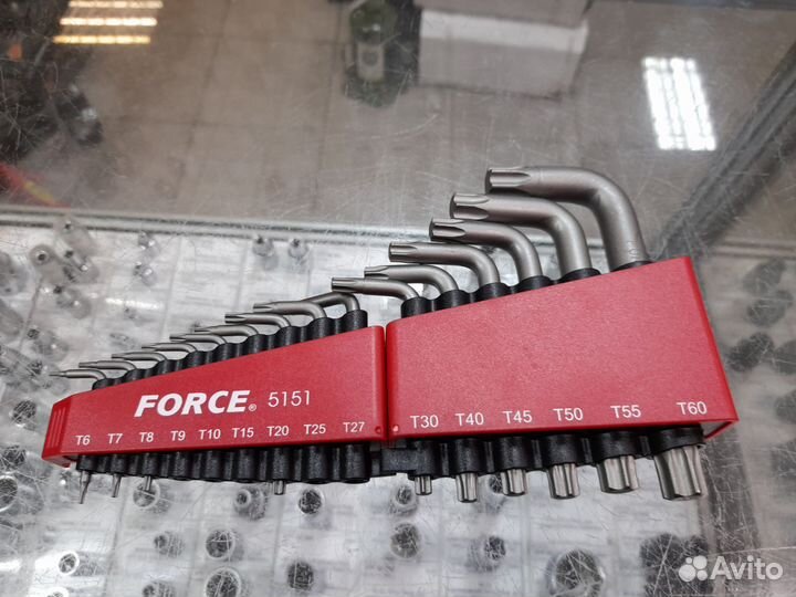 Набор угловых ключей Torx 15 пр Force 5092