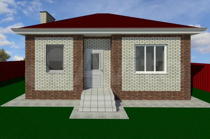 Дом 53,6 м² на участке 2,5 сот.