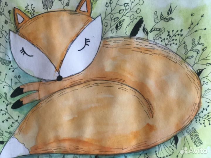 Детские рисунки для интерьера