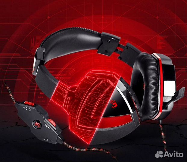 Наушники (игровая гарнитура) A4Tech Bloody G501