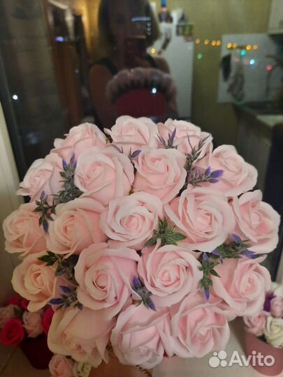 Букет из мыльных роз подарок