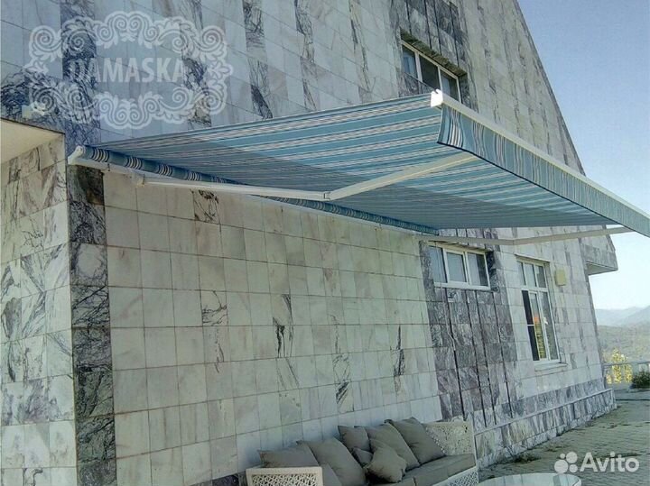 Маркизы навесы козырьки тенты Краснодар модель К7