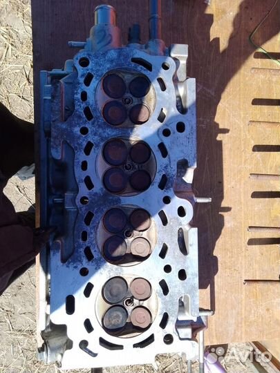 Головка блока цилиндра гбц Тойота, в сборе
