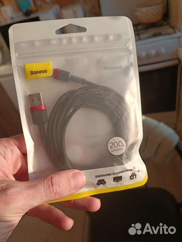 Кабель USB type c baseus 2 метра новый