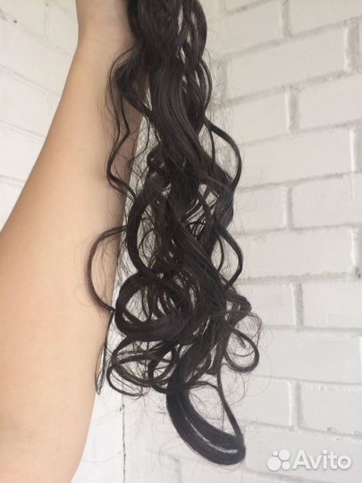 Шиньон на заколках 8 прядей