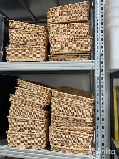 Корзины плетенные для выкладки