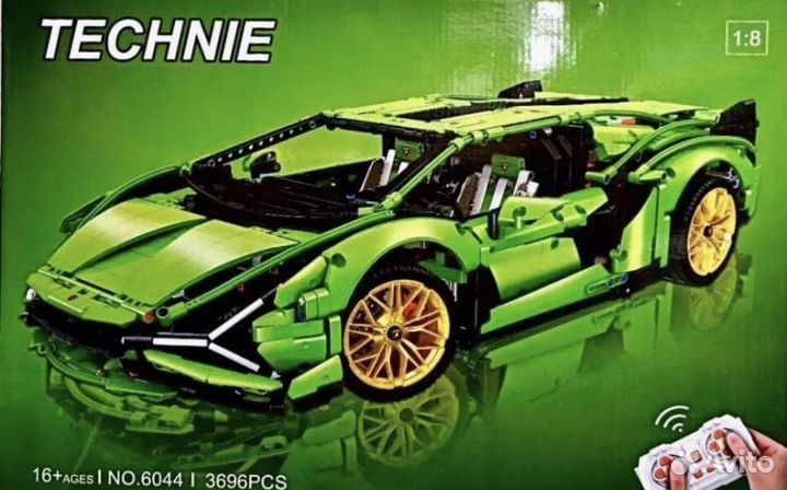 Technic Lamborghini Sin на пульте управления