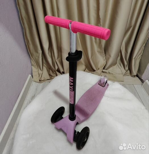 Самокат Детский со Светящимися Колесами