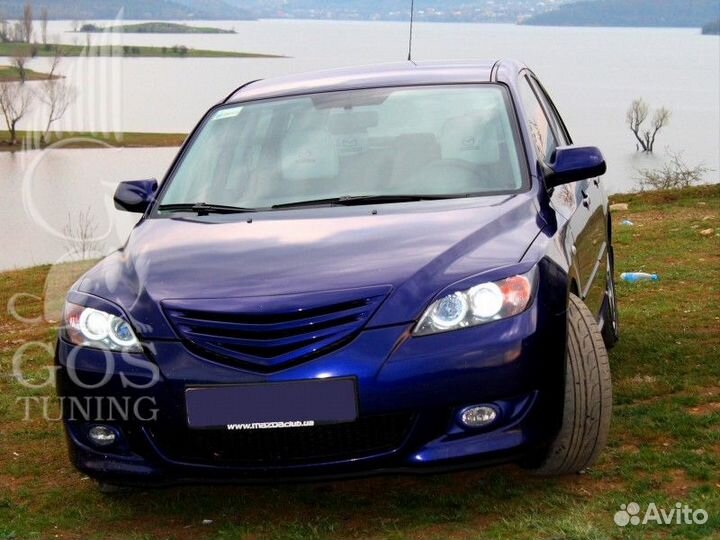 Решетка радиатора Rave 4 на Мазда 3 хэтчбек