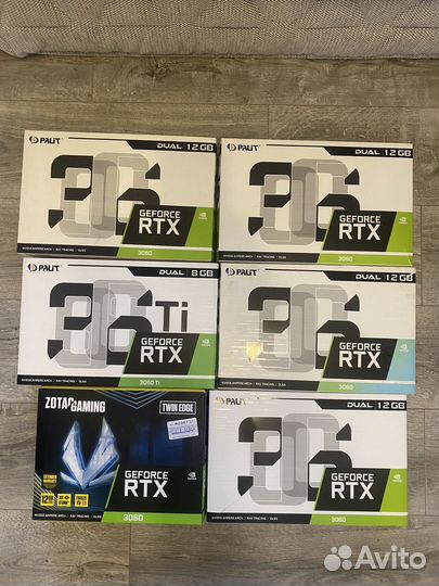 Коробка от видеокарты rtx 3060